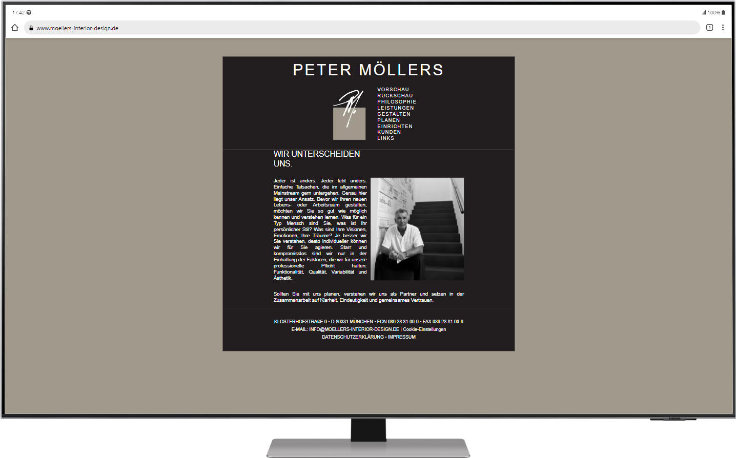 Website Peter Möllers